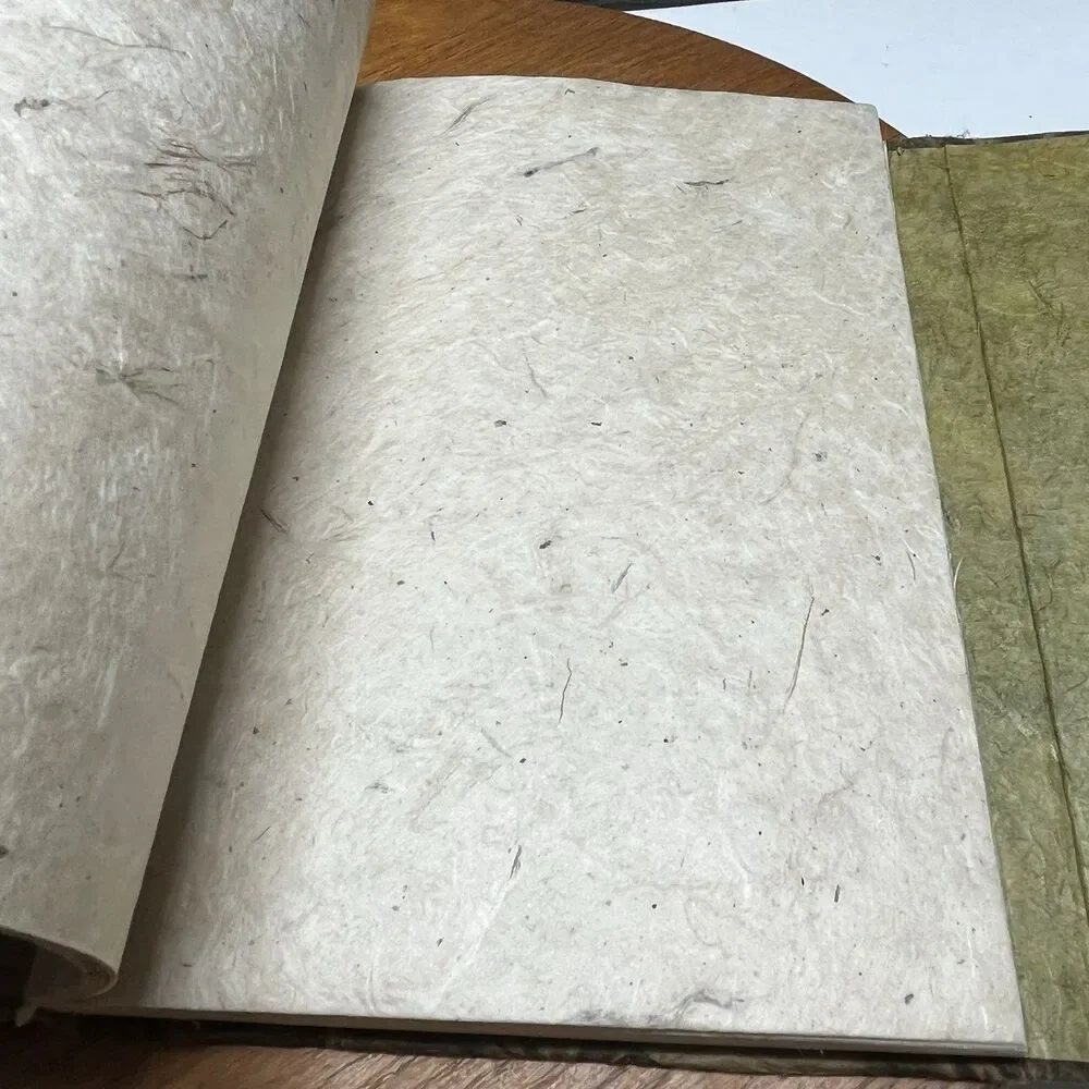 Made in Nepal Journal Paper is Bark of a Daphne Bush Wood Slide Sticks to Close